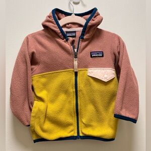 Patagonia micro fleece 6-12m